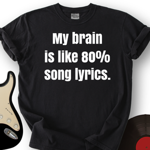 Brain of Lyrics T-Shirt