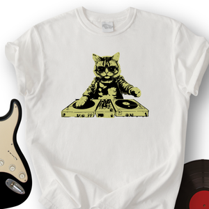 Cat DJ T-Shirt
