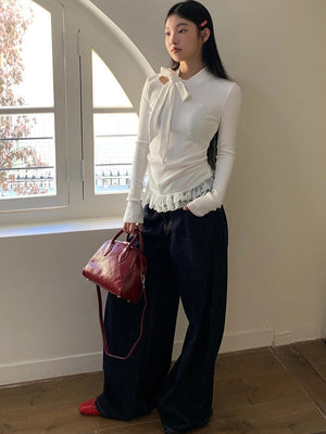 Coquette Bow Neck Blouse