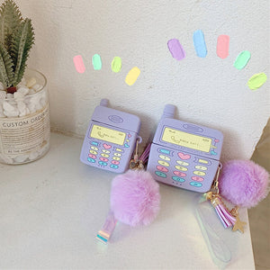 Lilac Cell Phone AirPods Case