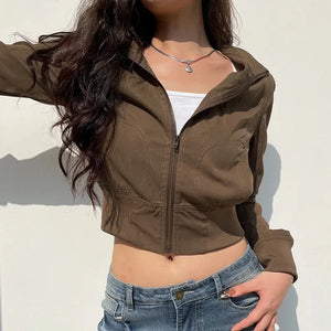 Y2K Zip-Up Jacket