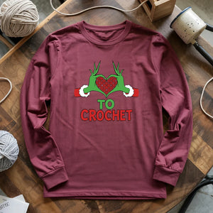 Yarnville Heart Long Sleeve T-shirt