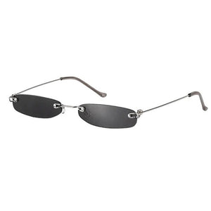 Y2K Rectangle Skinny Sunglasses