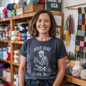 One More Row Skeleton T-shirt