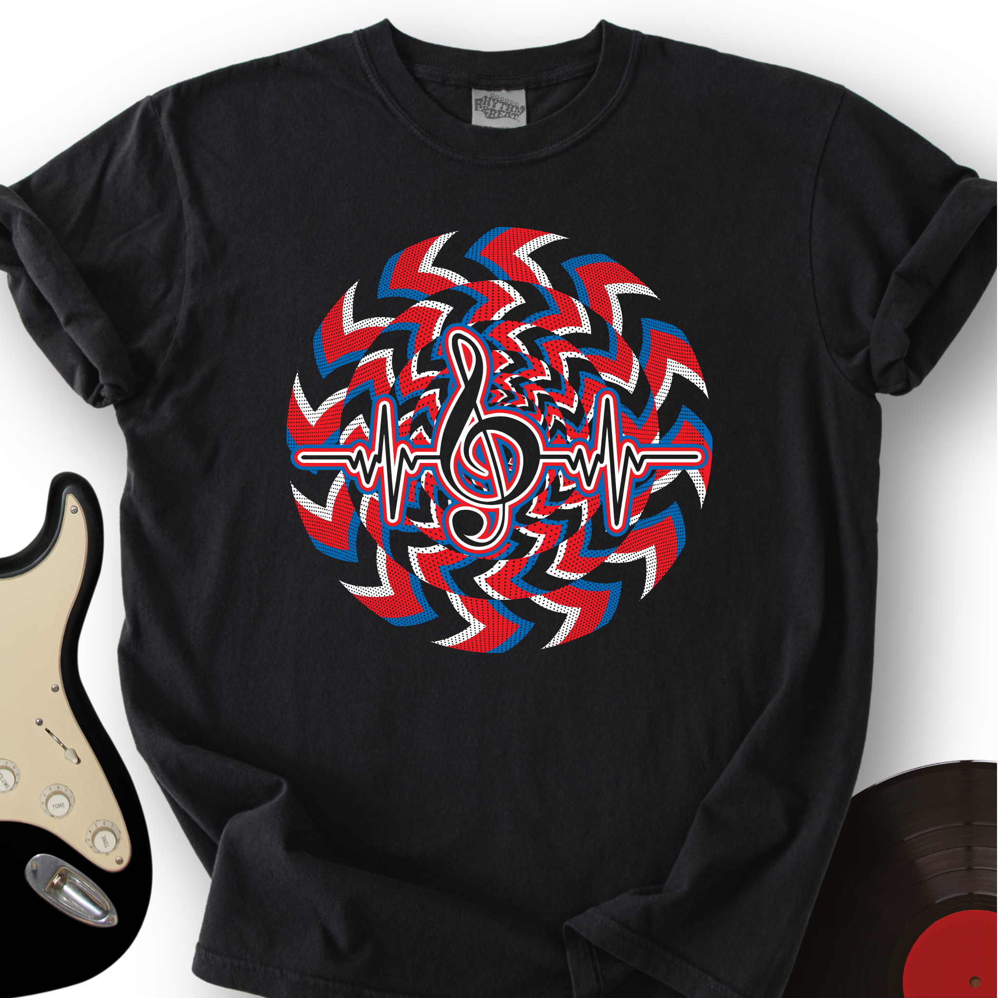 Heartbeat Music Note T-Shirt