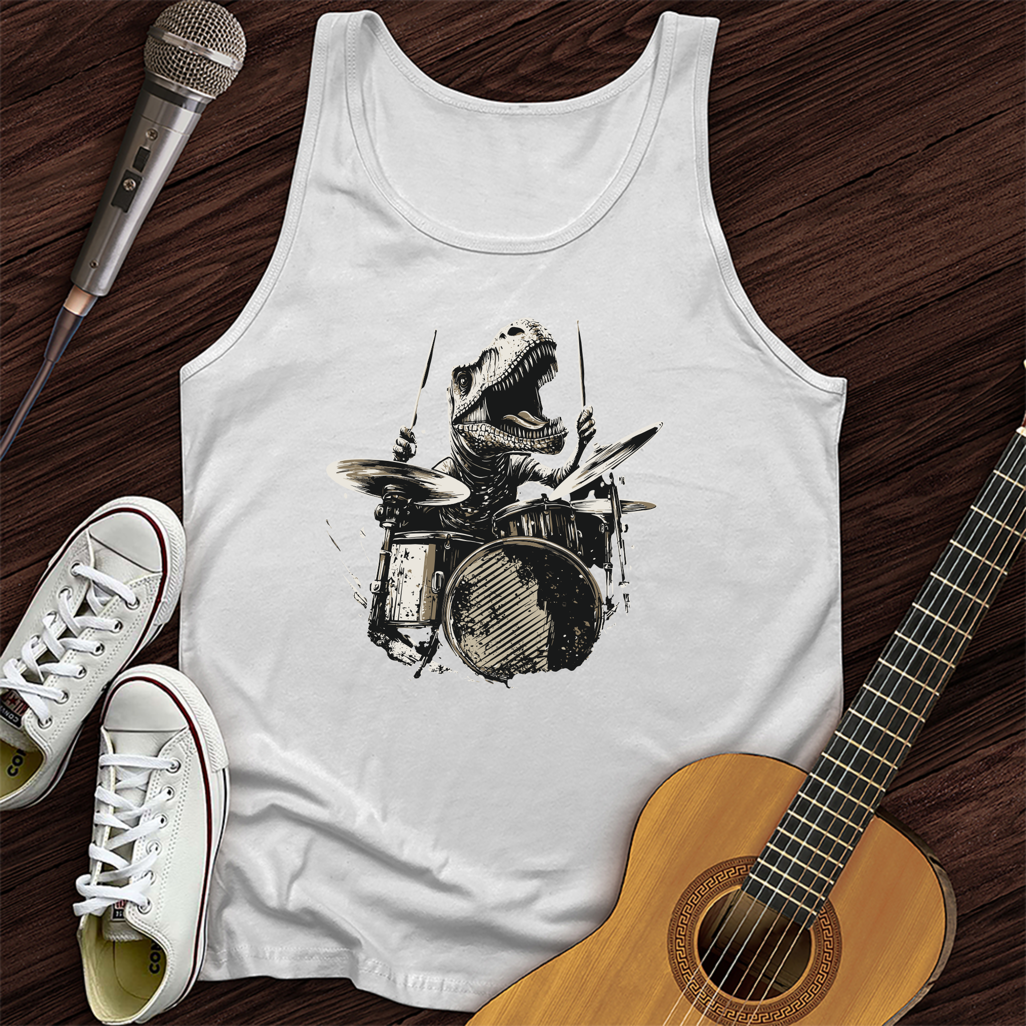 Ancient Drummer Unisex Tank