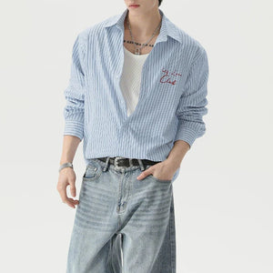 Blue Striped Shirt