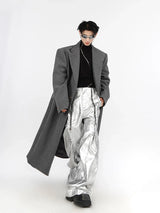 Cyberpunk Zip-Up Parachute Pants