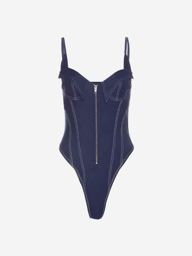 Denim Bodysuit