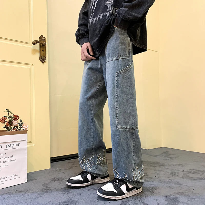 Flame Wide Leg Jeans
