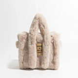 Fluffy Faux Fur Tote Bag