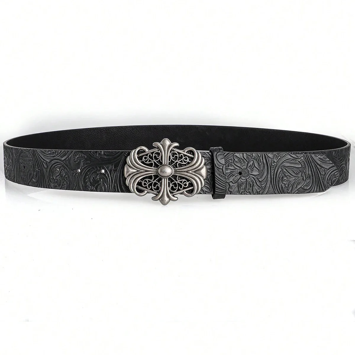 Goth Metal Cross Belt