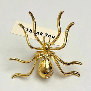 Goth Spider Bracelet & Ring