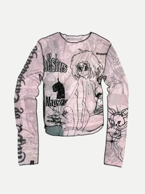 Grunge Harajuku Top
