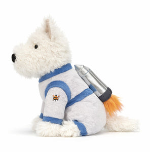 Scottie Dog Space Outfit Plush Toy