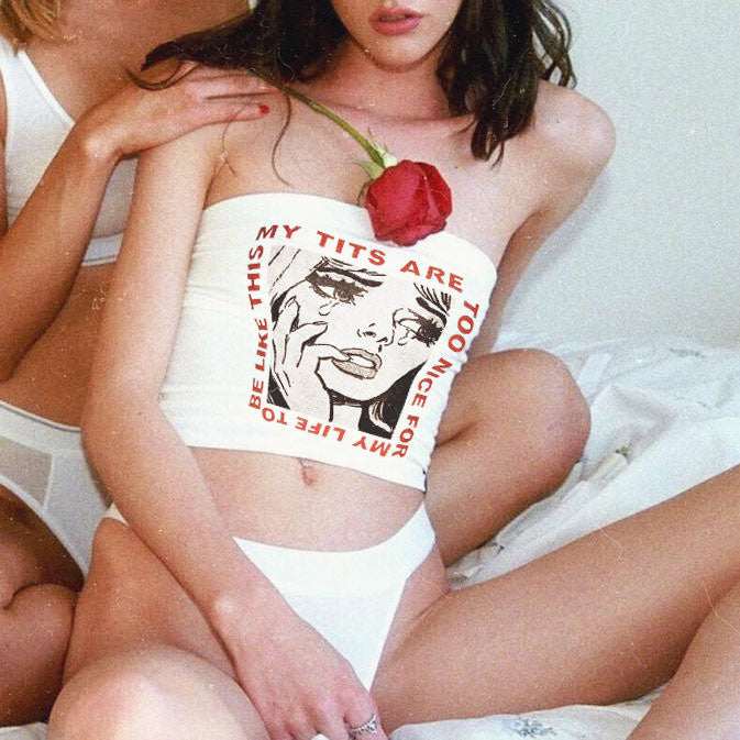 Too Nice Crop Tee