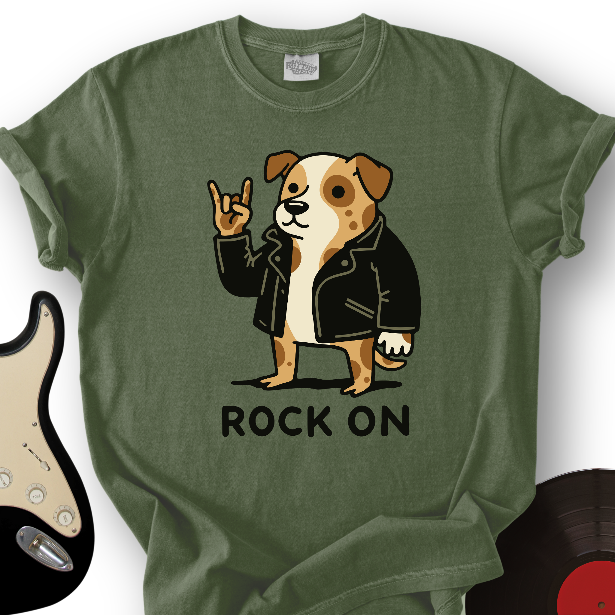 Dog Rock On T-Shirt