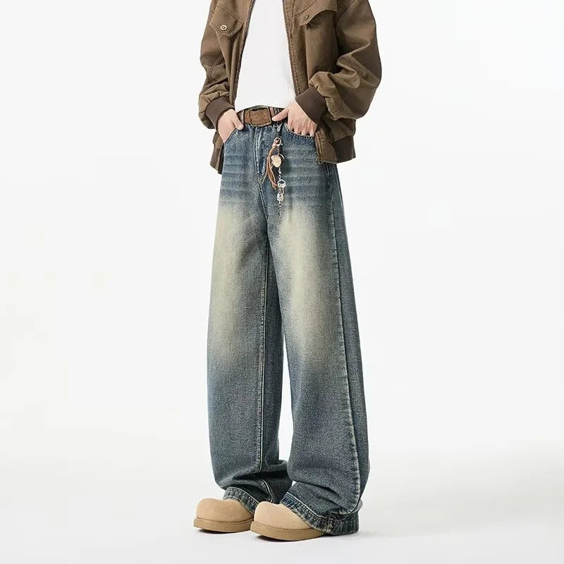 Washed Wide Leg Pants