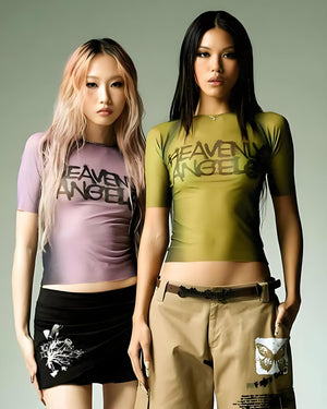 Y2K Heavenly Angels Shirt
