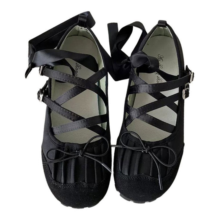 Gossip Goes Around Ballet Flats