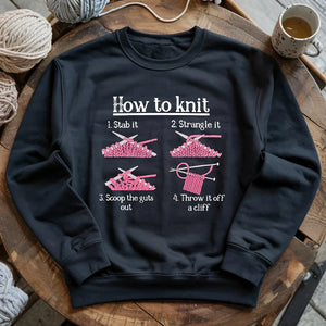 How To Knit Sweatshirt