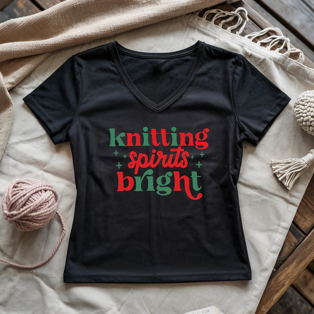 Knitting Spirits Lady V-neck