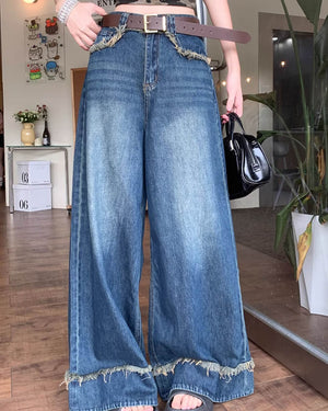 Teenage Drama Wide-Leg Jeans