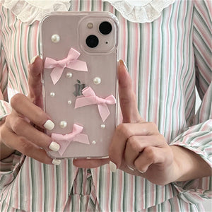 Bows Pearl iPhone Case