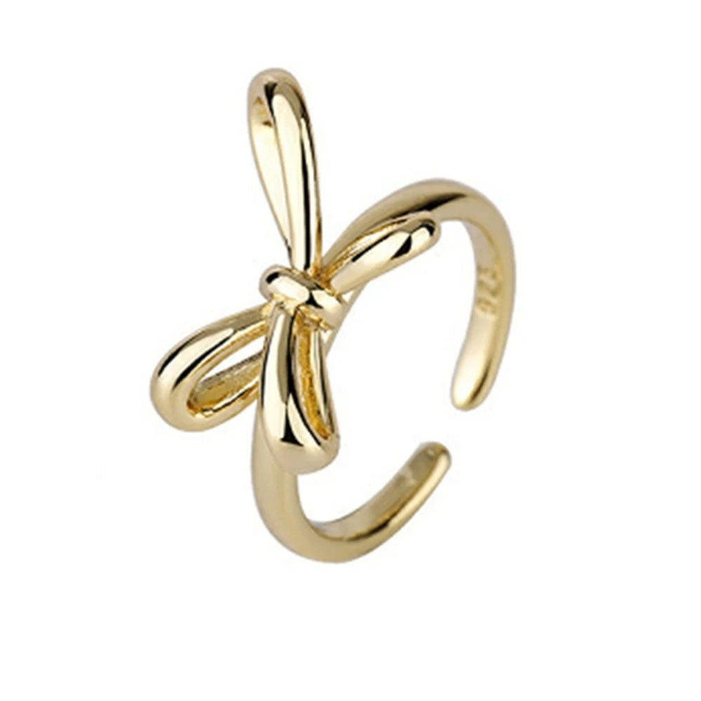 Coquette Aesthetic Bow Ring