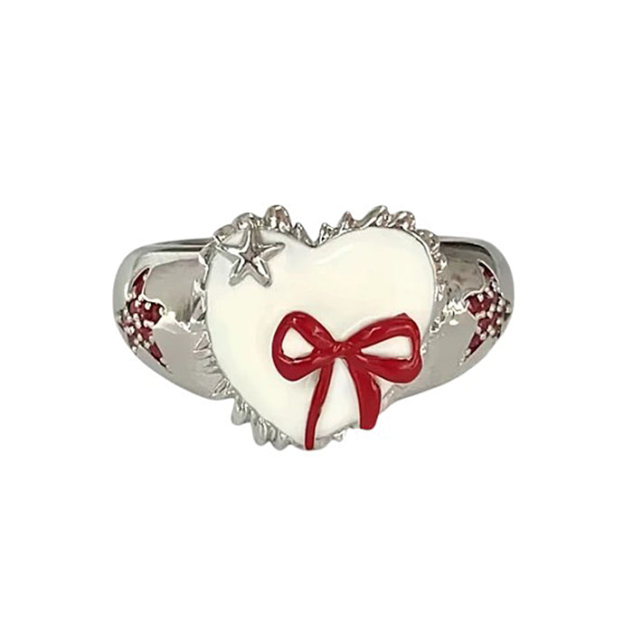 Coquette Heart-Shaped Ring