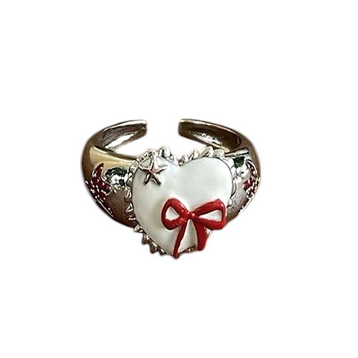 Coquette Heart-Shaped Ring