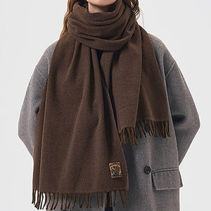Cozy Up Warm Fringed Scarf