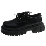 Dark Academia Chunky Platform Boots