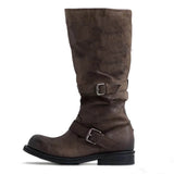Dusty Road Mid-Calf Buckle Boots