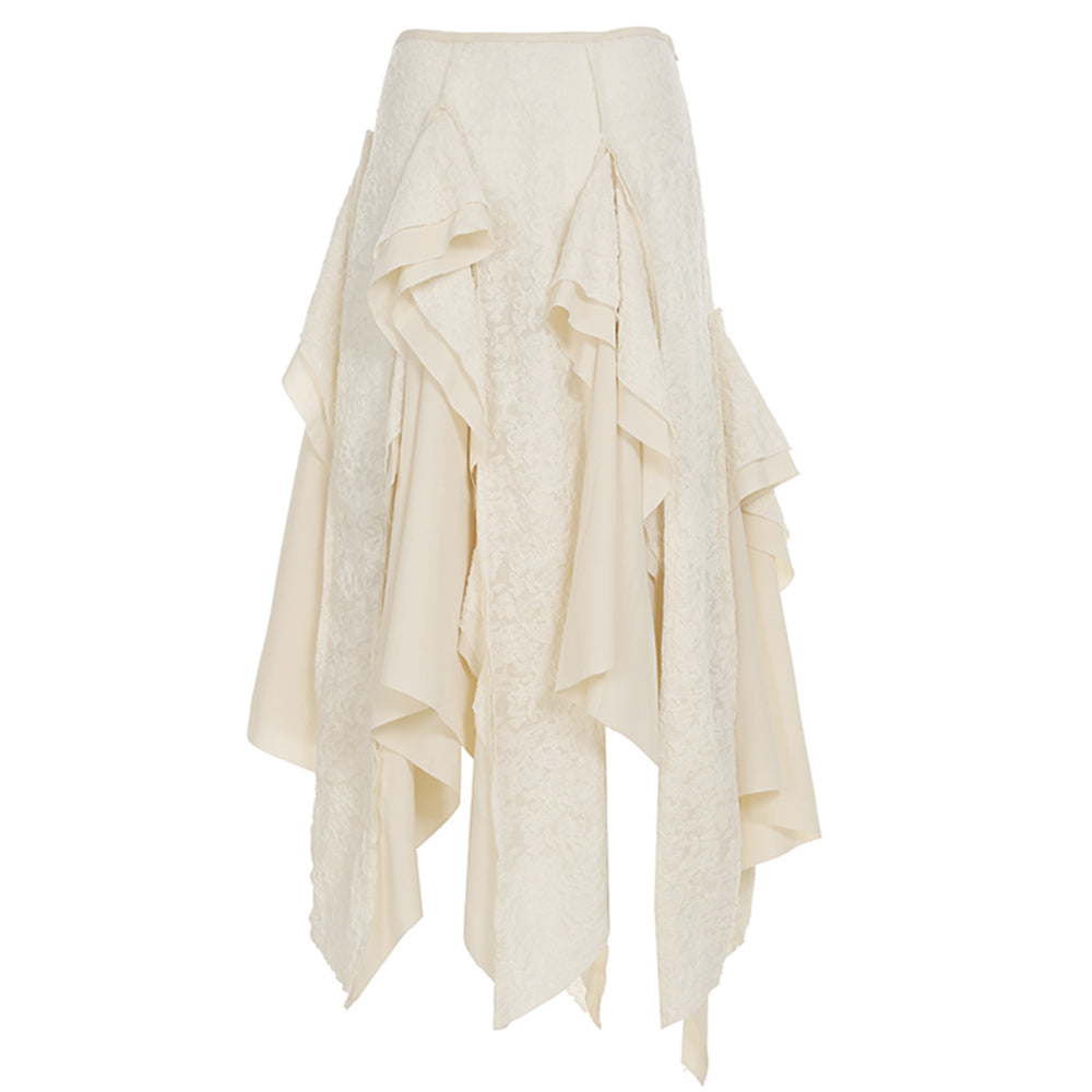 Fairycore Asymmetrical Maxi Skirt