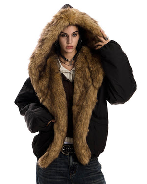 Mercury Rising Fur Trim Winter Jacket