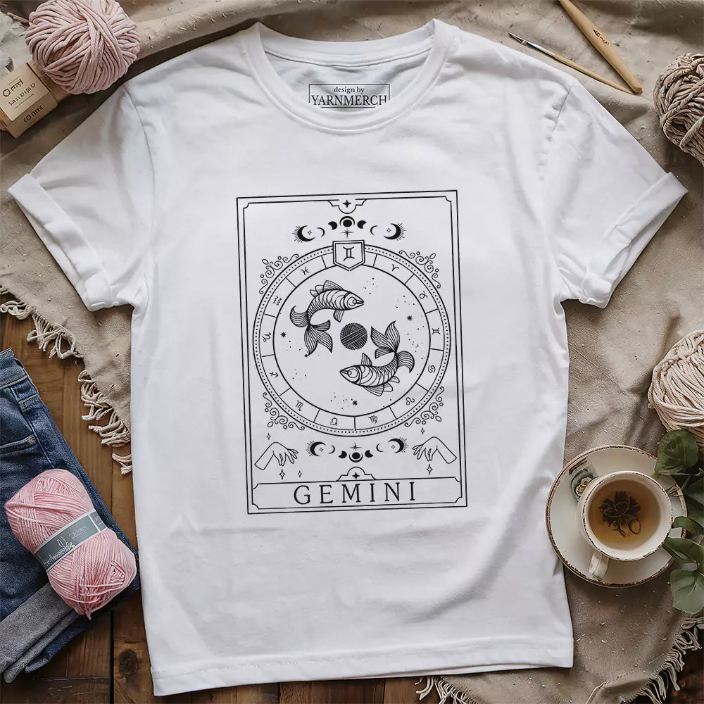 Gemini Yarn Tarot T-shirt