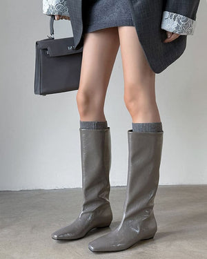 NY Rain Pointed Toe Wide Calf Boots