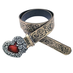 Grunge Heart Buckle Belt