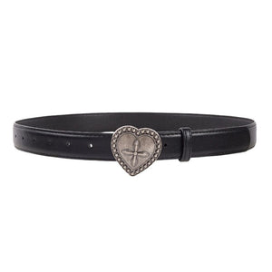 Fairy Grunge Heart Buckle Belt