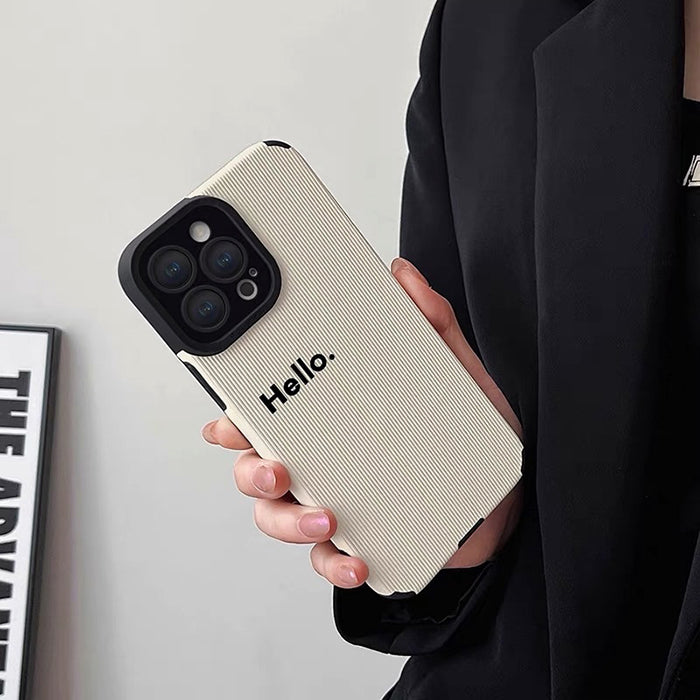 Hello Minimalist IPhone Case