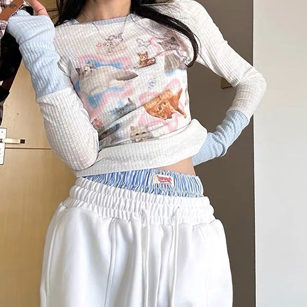 Kitty Long Sleeve Top