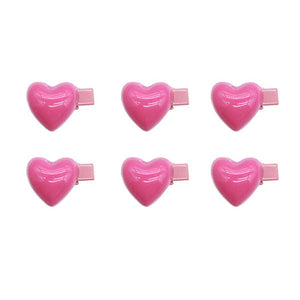 Korean Aesthetic Hearts Hair Clips