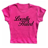Locally Hated Cropped Tee