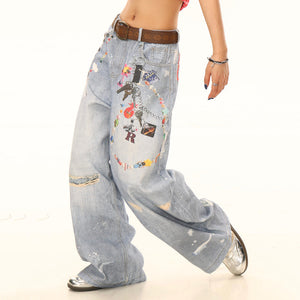 Lucky Trinket Wide-Leg Jeans