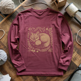 Fox & Yarn Long Sleeve T-shirt