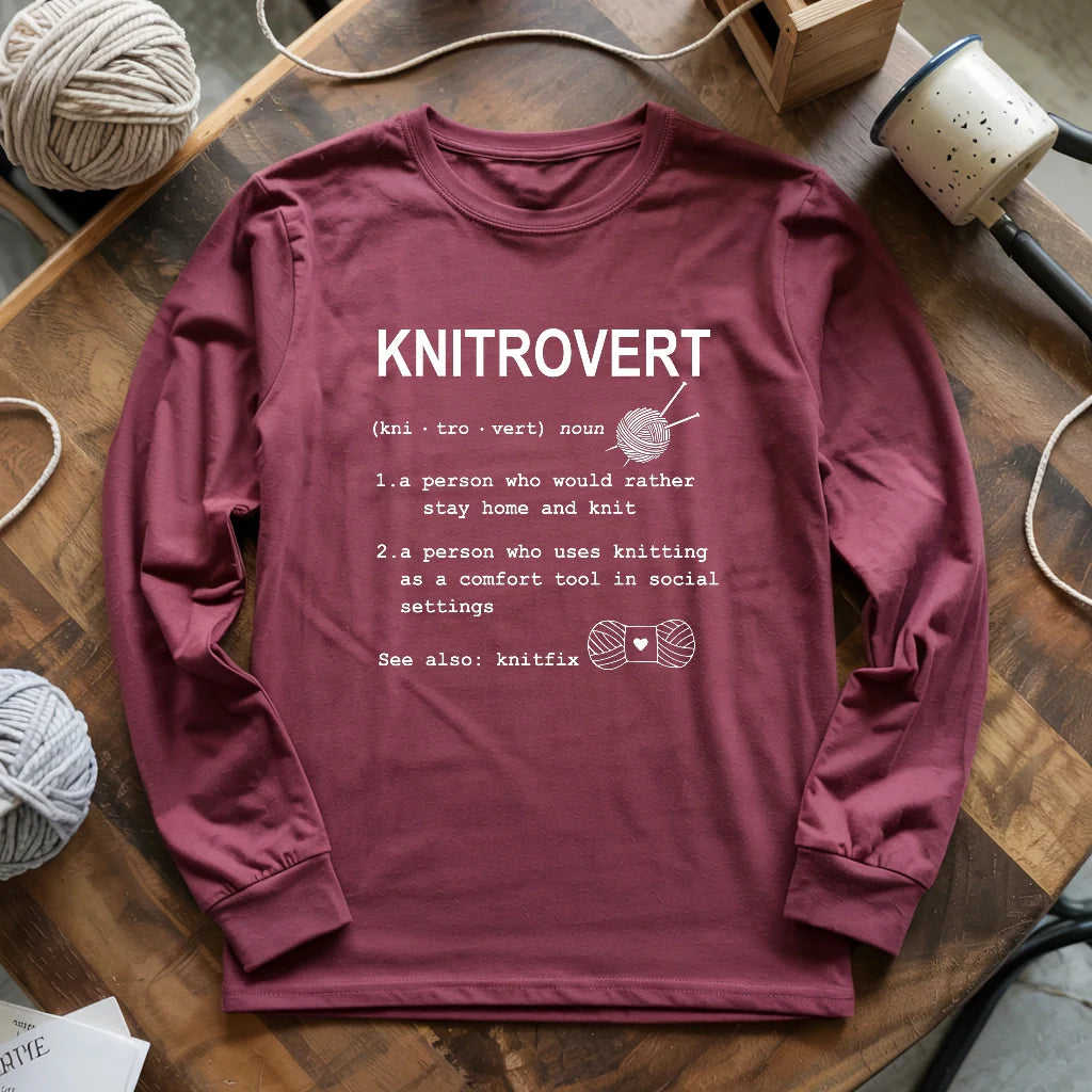 Knitrovert Long Sleeve T-shirt