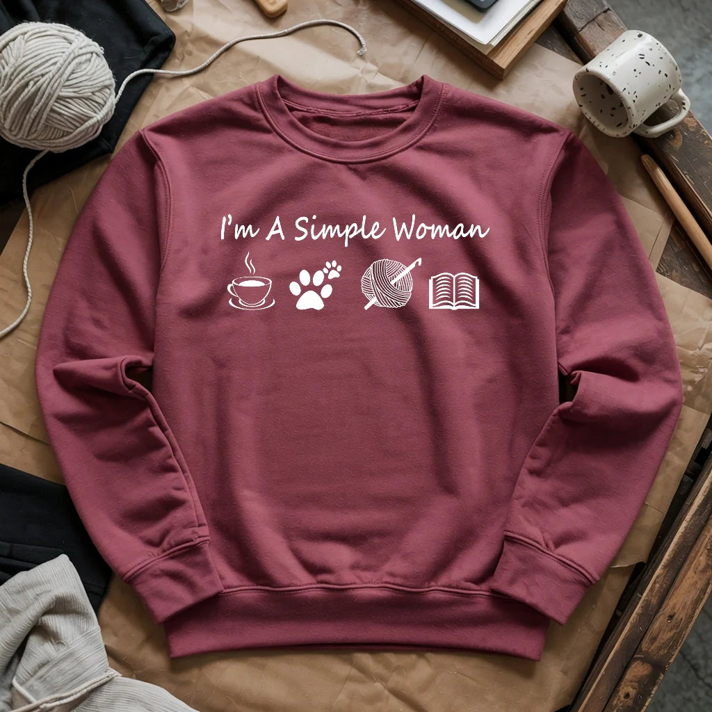 Simple Crocheter Sweatshirt
