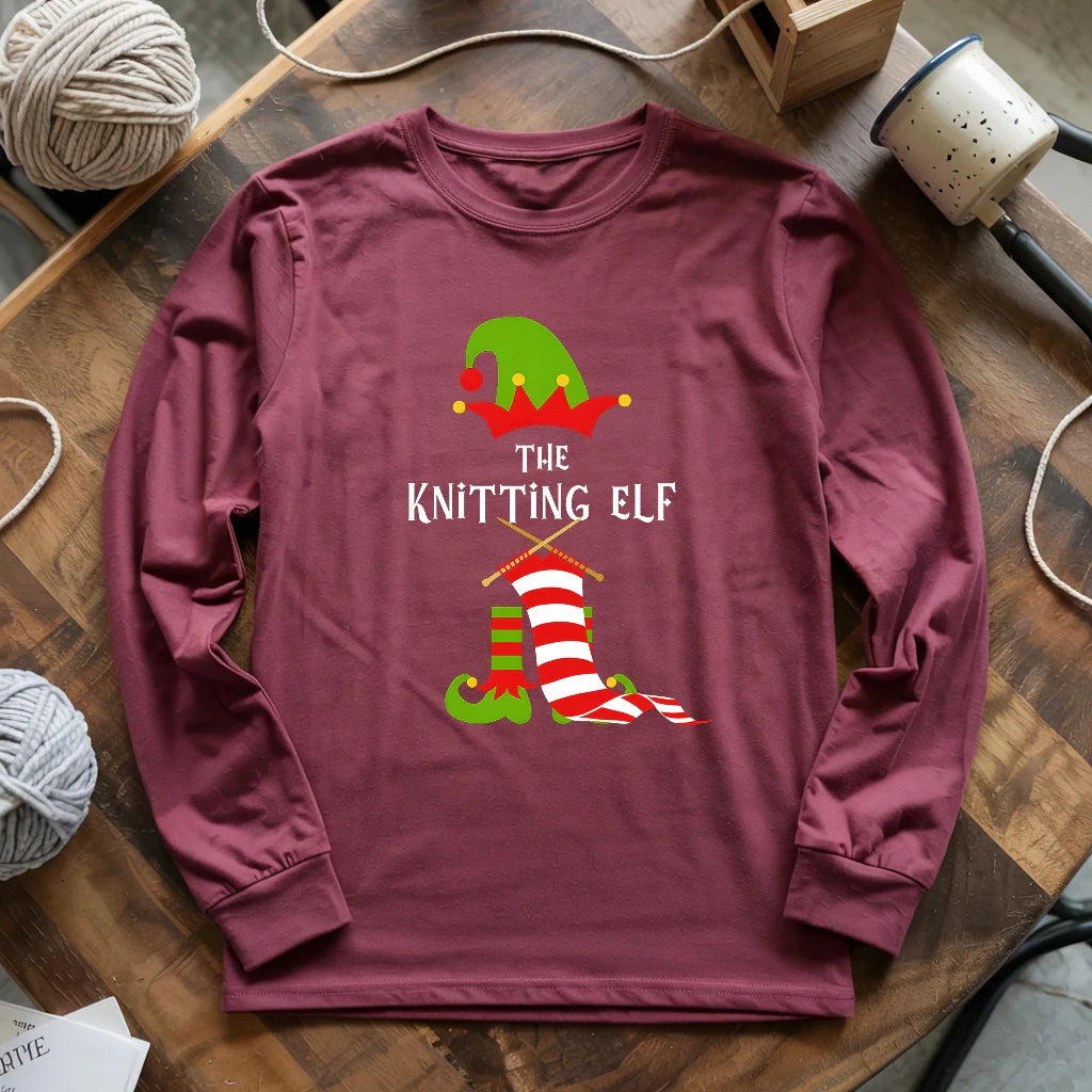 The Knitting Elf Long Sleeve T-shirt