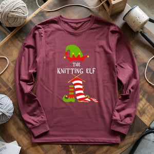 The Knitting Elf Long Sleeve T-shirt